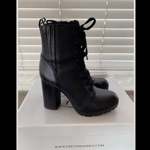 Steve Madden Lead Bootie Size 8.5 - Black- In Box
